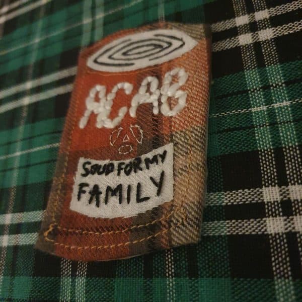 Orange Heinz ACAB Punk Patch