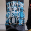 NHS clapping don't feed people Fabric Patch