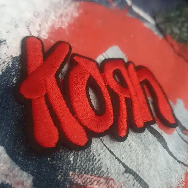 Korn Rock Metal Red Black Punk Patch