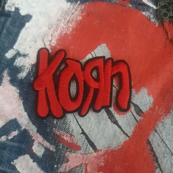Korn Rock Metal Red Black Punk Patch - Image 2