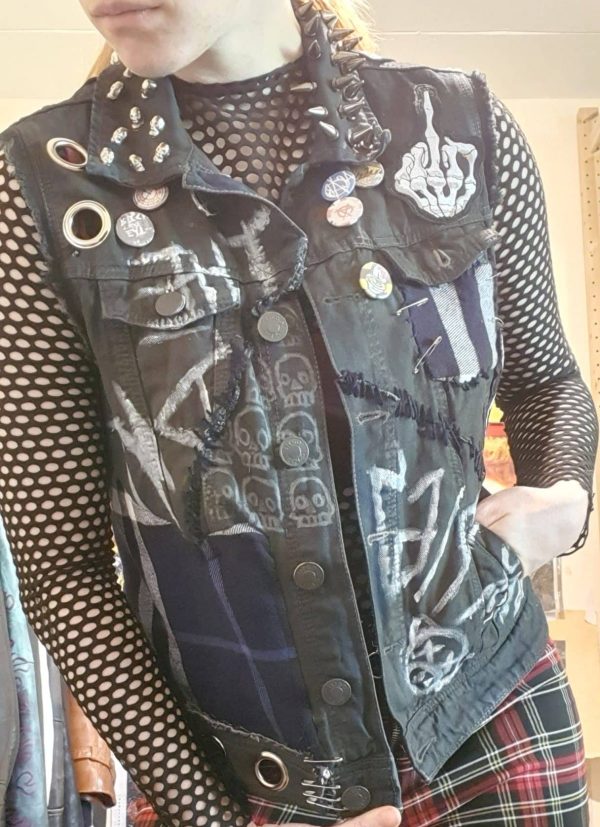 Customisable The Pit Metal Punk Battlevest Jacket