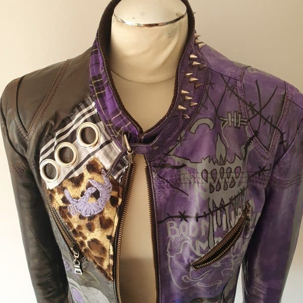 Korn Nu Metal Punk Jacket (Medium Woman) - Image 4