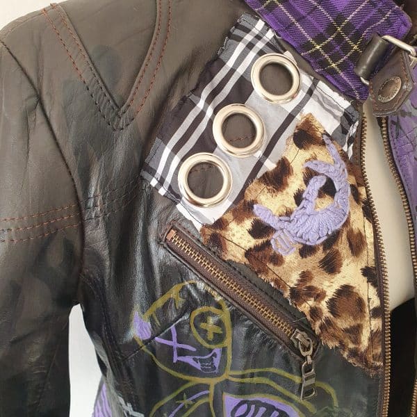 Korn Nu Metal Punk Jacket (Medium Woman) - Image 6