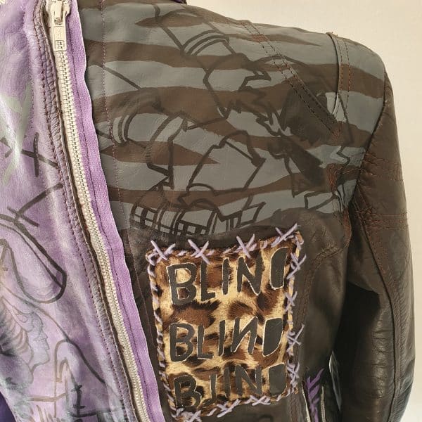 Korn Nu Metal Punk Jacket (Medium Woman) - Image 11