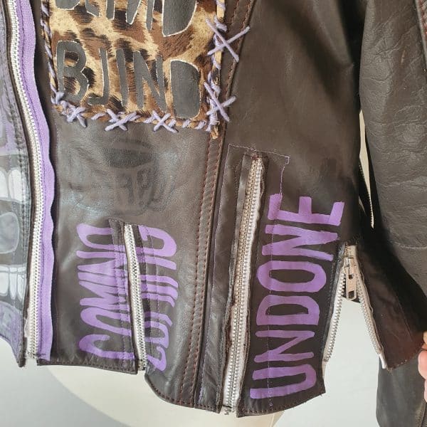 Korn Nu Metal Punk Jacket (Medium Woman) - Image 13