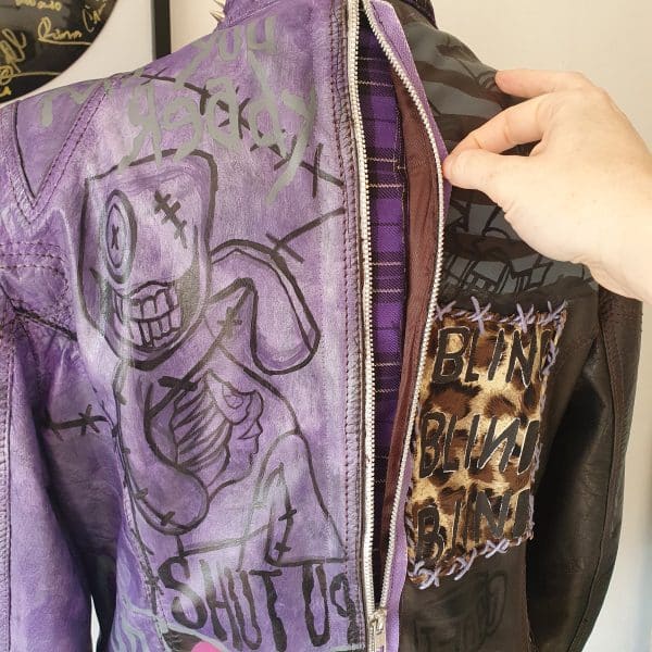 Korn Nu Metal Punk Jacket (Medium Woman) - Image 2