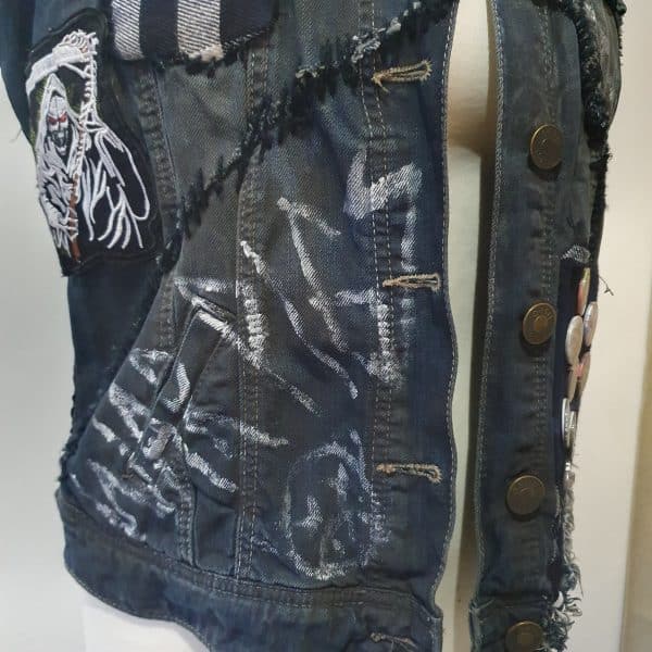 Customisable The Pit Metal Punk Battlevest Jacket - Image 9