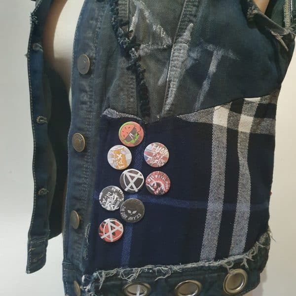 Customisable The Pit Metal Punk Battlevest Jacket - Image 8