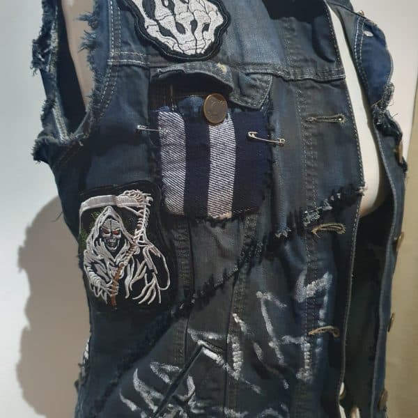 Customisable The Pit Metal Punk Battlevest Jacket - Image 4
