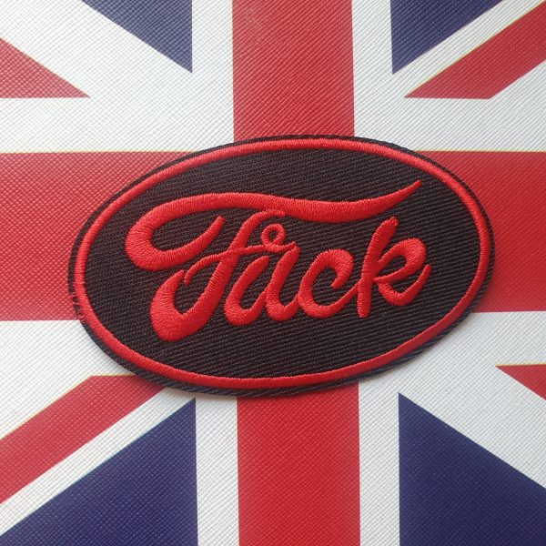 Red Fuck Car Patch