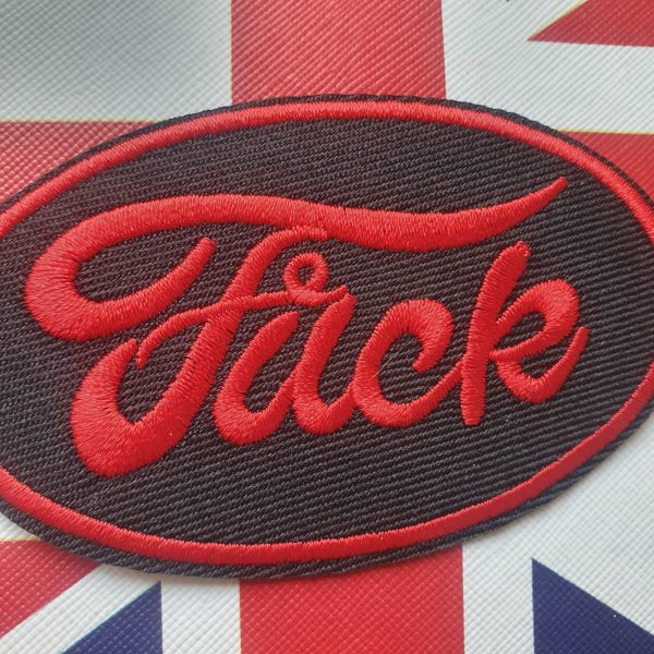 Red Fuck Car Patch - Image 2