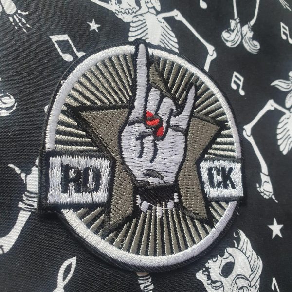 Rock and Roll Horn Patch - Image 2